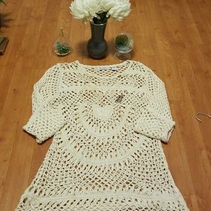 Boho crocheted top